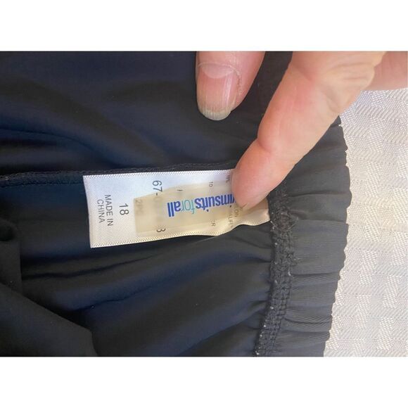 Swimsuits for ALL Swim Skirt with shorts Only size 18 Black & Blue - Picture 2 of 7